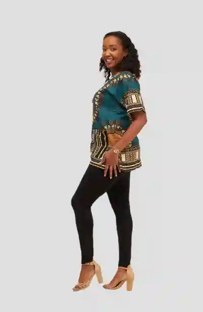 Ankarated Dashiki shirts - Emerald Green