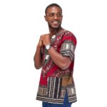 Ankarated Dashiki shirts - Maroon