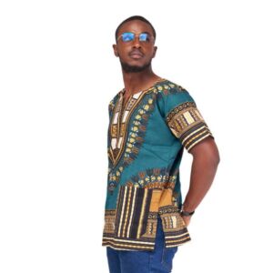 Ankarated Dashiki shirts - Emerald Green