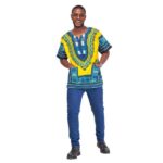 Ankarated Dashiki shirts - Yellow