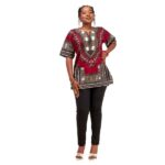 Ankarated Dashiki shirts - Maroon