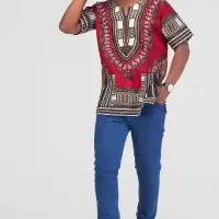 Ankarated Dashiki shirts – Maroon